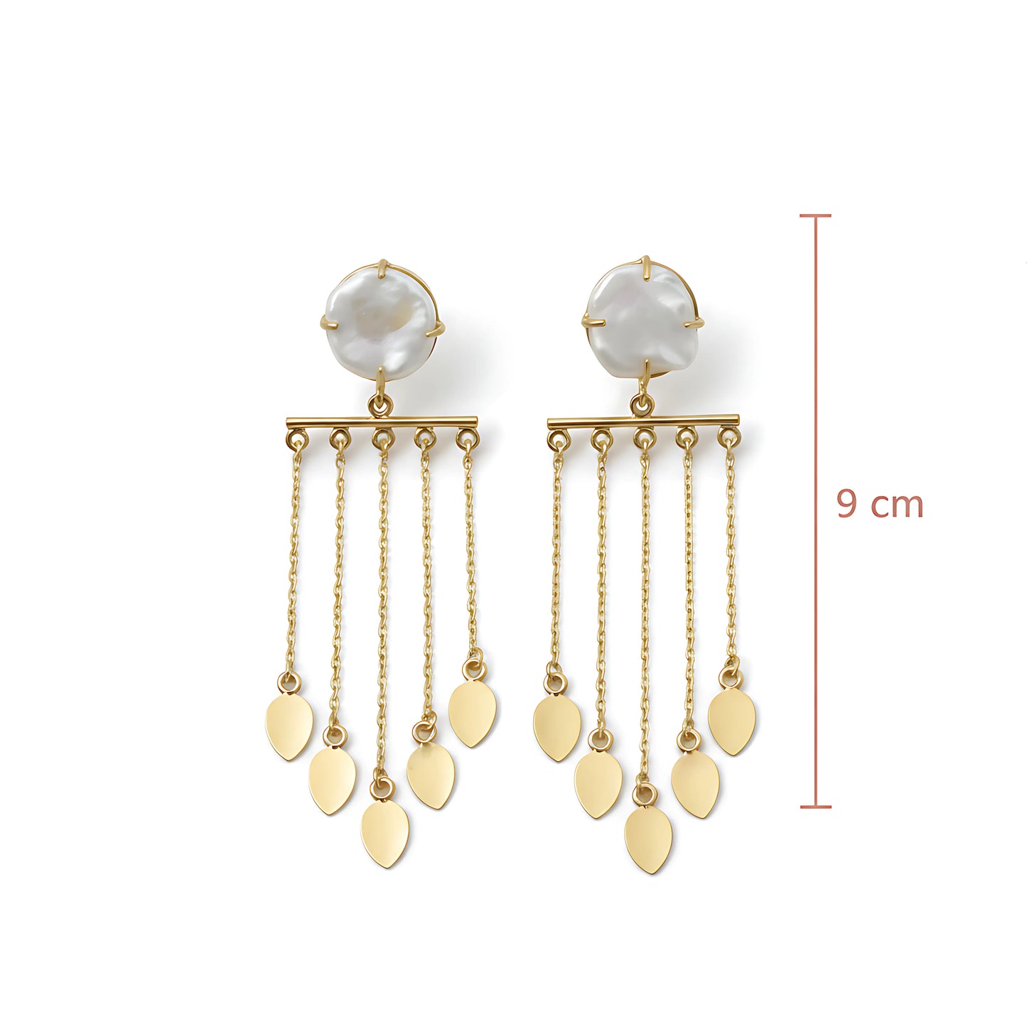 Golden Drape Earrings