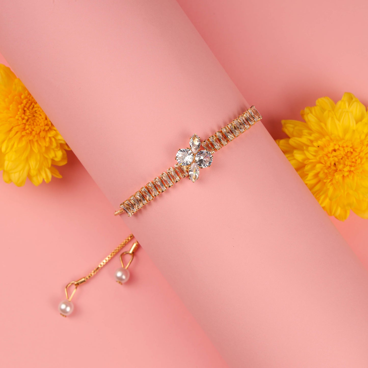 Timeless Crystal Charm Bracelet