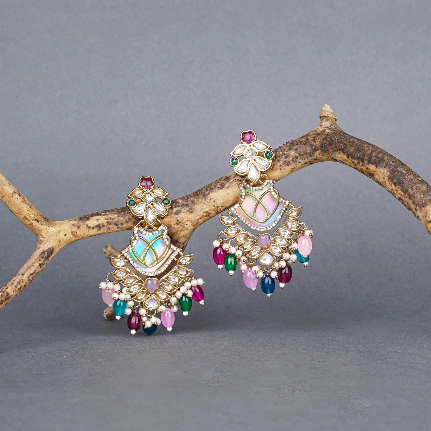 Kundan & Multi-Stone Chandbali