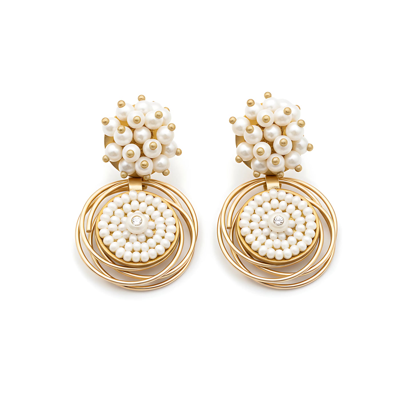 Pearl Orbit Earrings