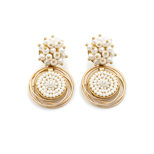 Pearl Orbit Earrings