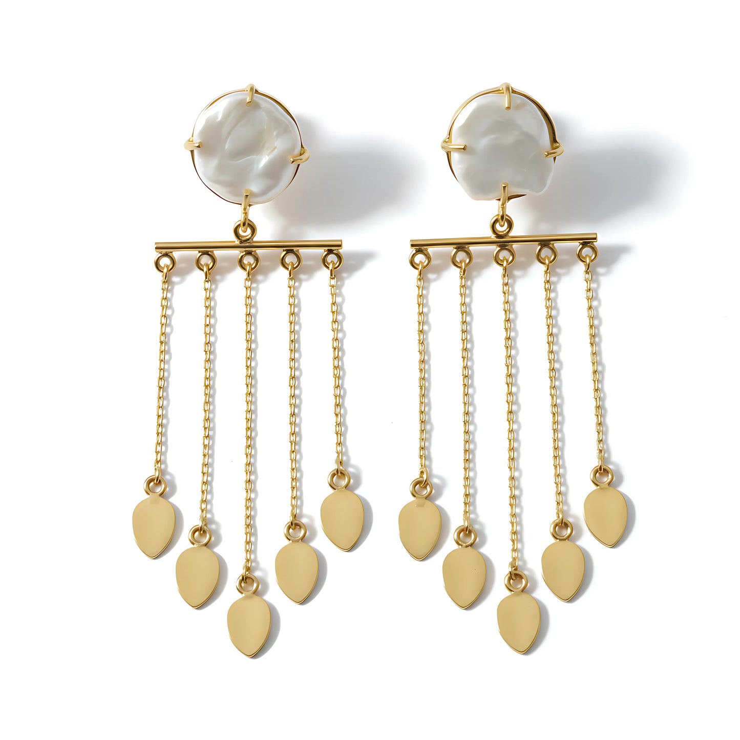 Golden Drape Earrings
