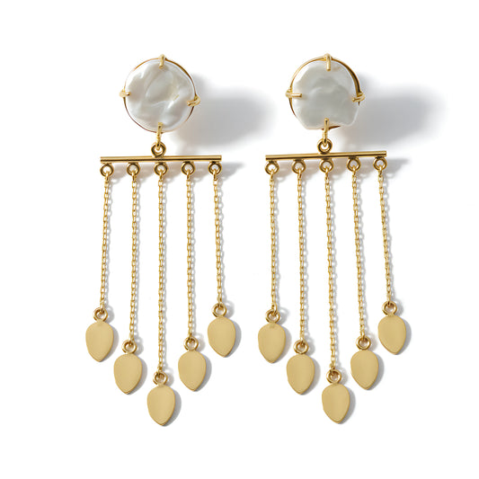Golden Drape Earrings