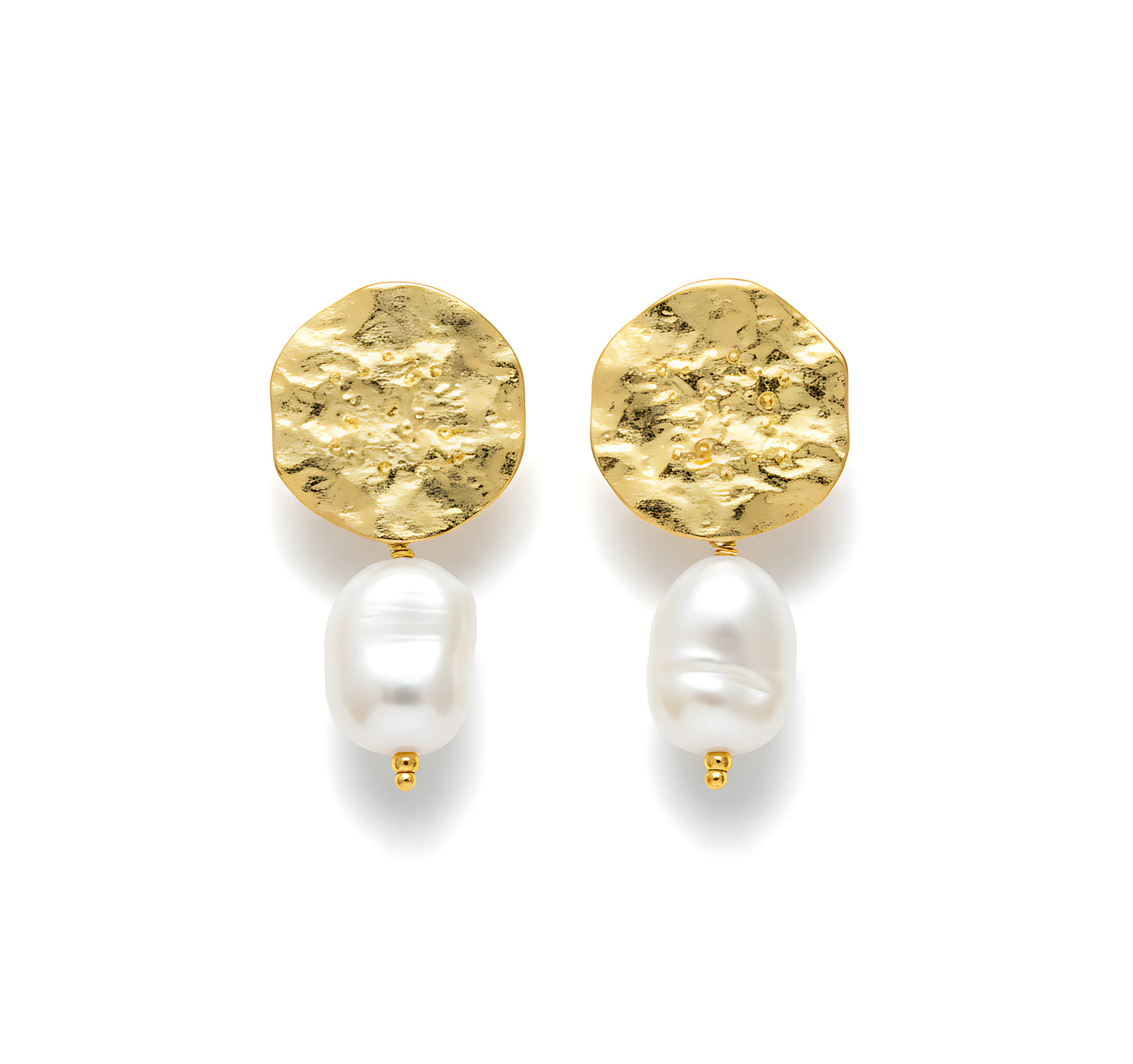 Gilded Moon Earrings