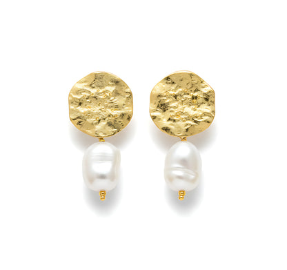 Gilded Moon Earrings
