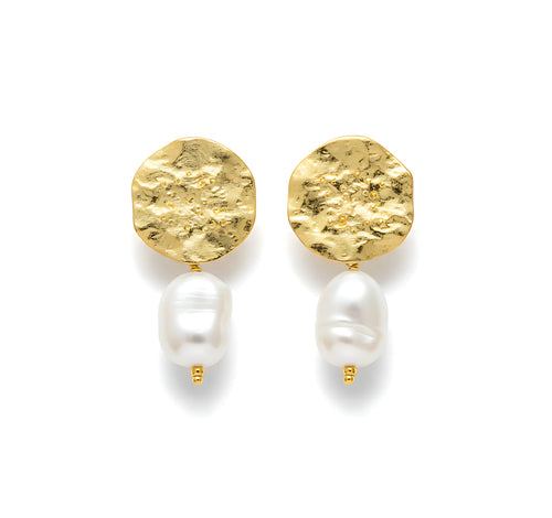 Gilded Moon Earrings
