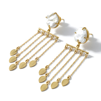 Golden Drape Earrings