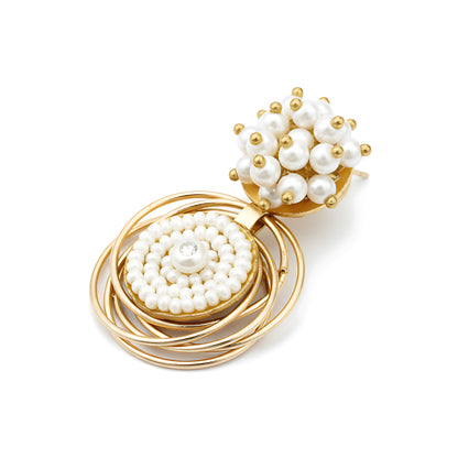 Pearl Orbit Earrings