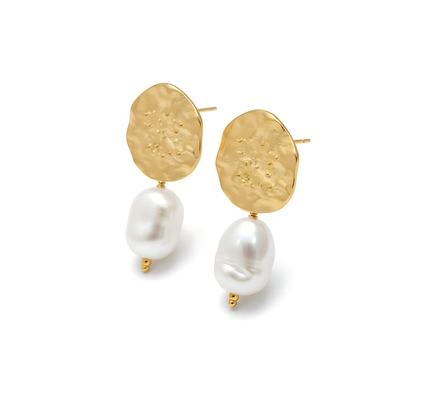 Gilded Moon Earrings