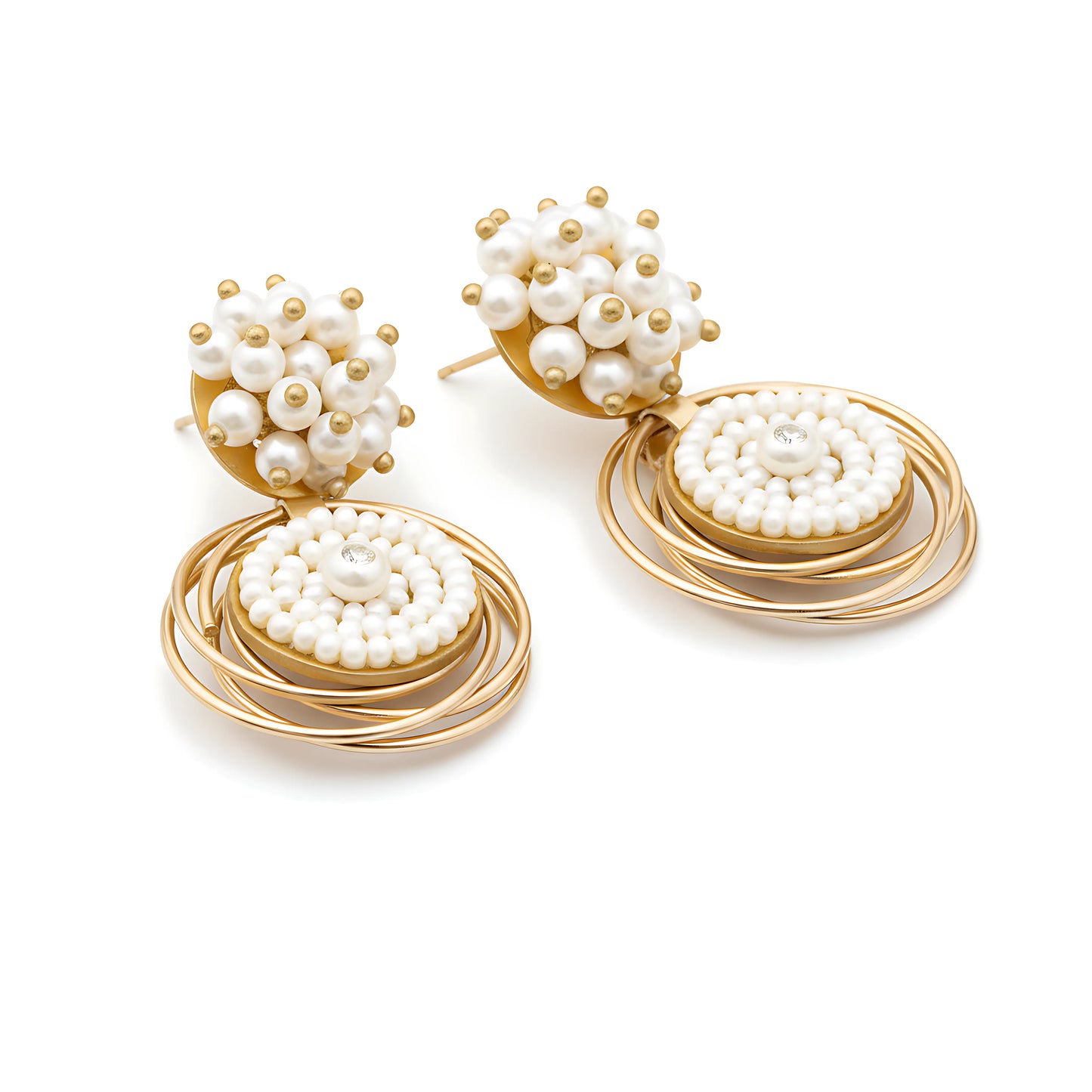 Pearl Orbit Earrings