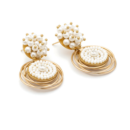 Pearl Orbit Earrings