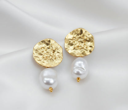 Gilded Moon Earrings