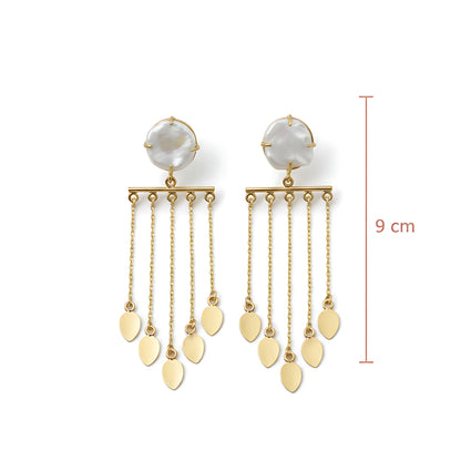 Golden Drape Earrings