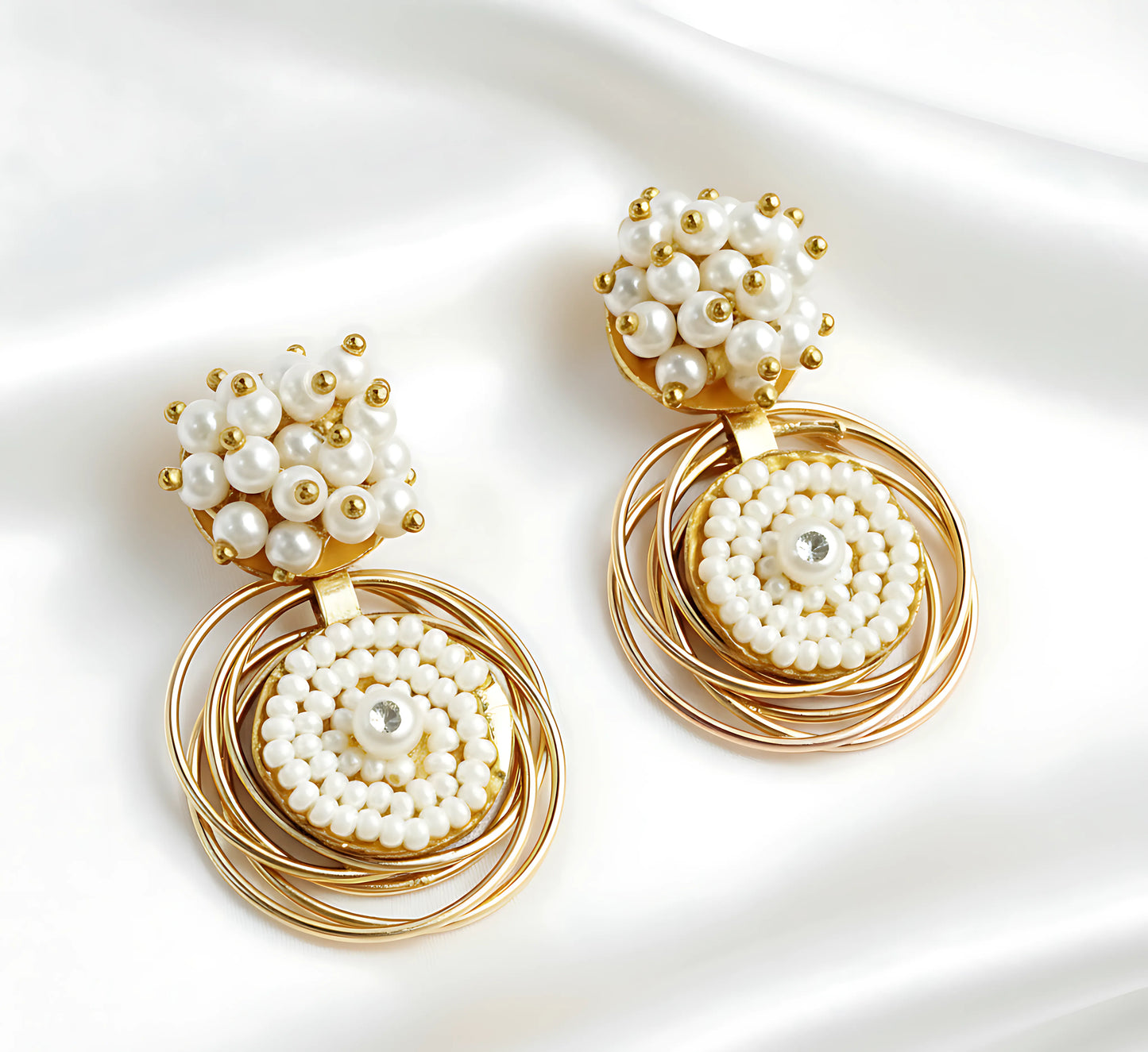 Pearl Orbit Earrings