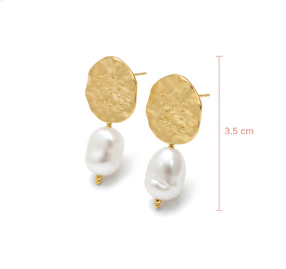 Gilded Moon Earrings
