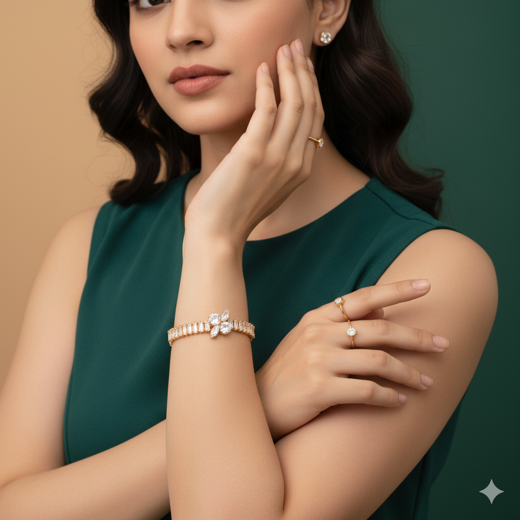 Timeless Crystal Charm Bracelet
