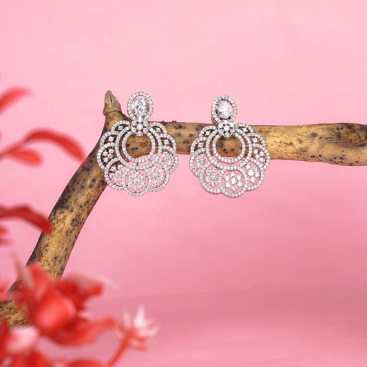 Luxury Statement Crystal Dangle Earrings