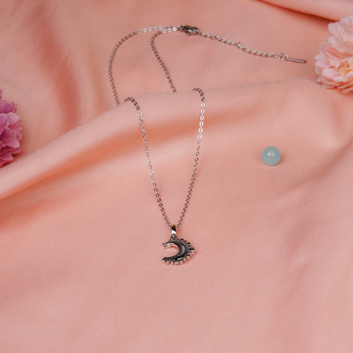 Celestial Moon Pendant Necklace