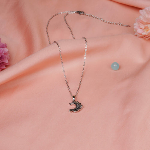 Celestial Moon Pendant Necklace