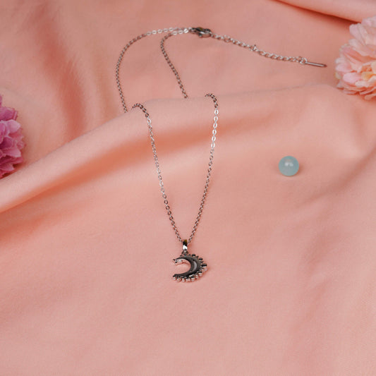Celestial Moon Pendant Necklace